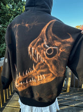 Load image into Gallery viewer, Fish Skull Bleached Hoodie

