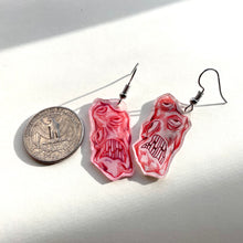 Load image into Gallery viewer, Red Monster Earrings
